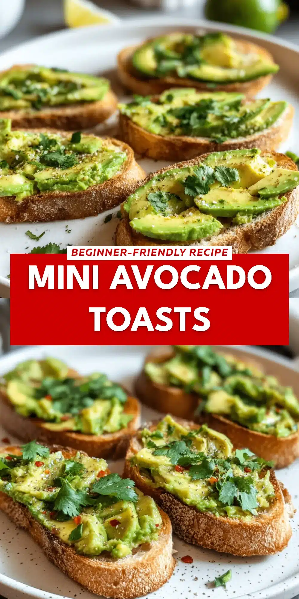 Mini Avocado Toasts