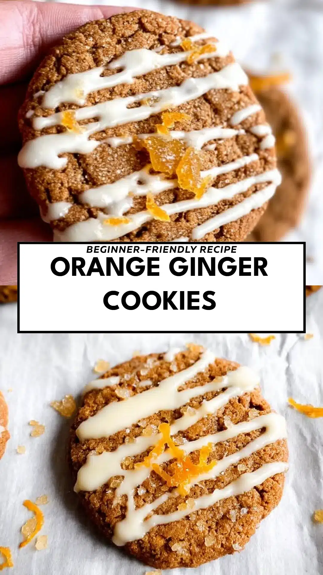 Orange Ginger Cookies