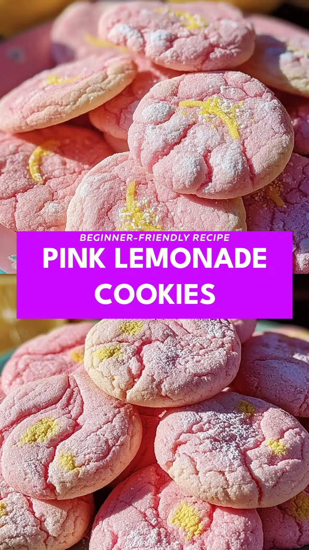 Pink Lemonade Cookies