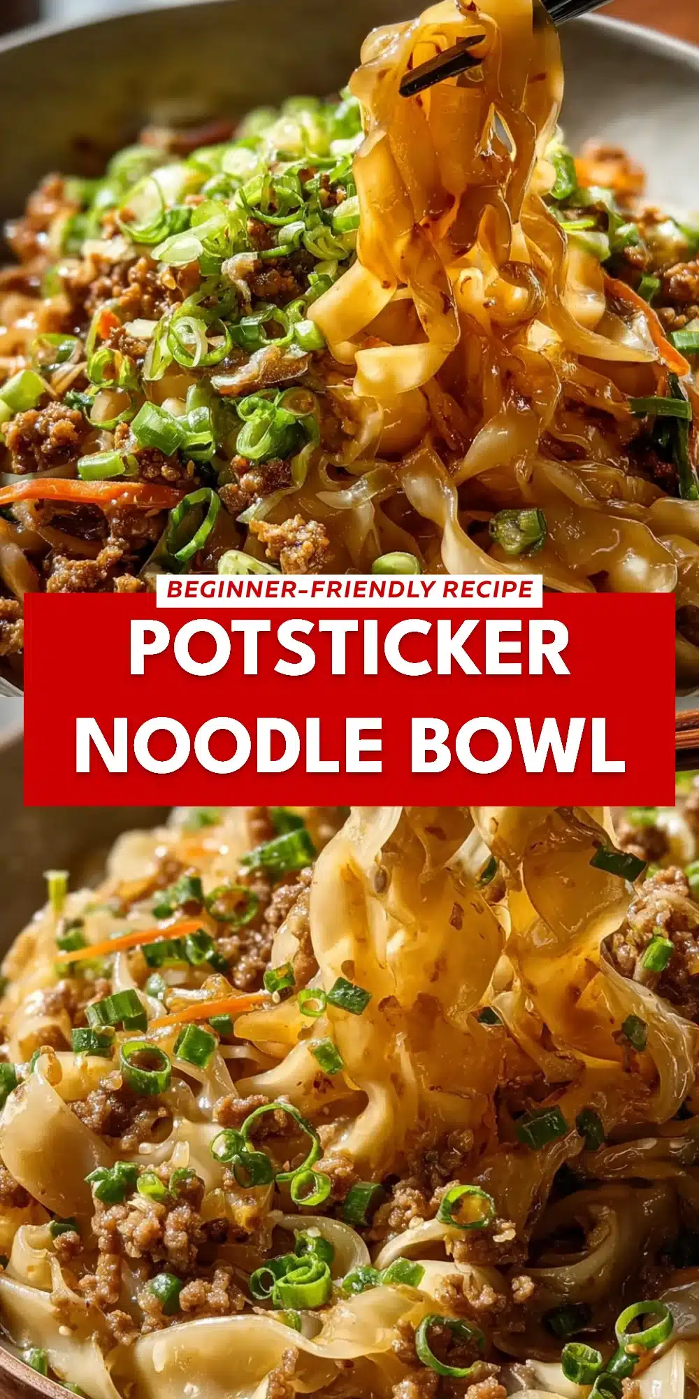 Potsticker Noodle Bowl