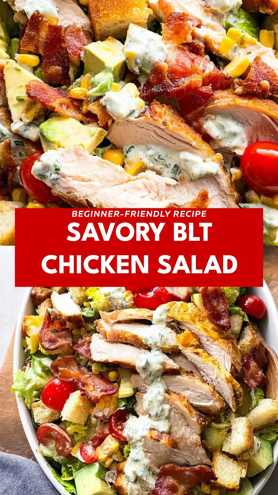 Savory BLT Chicken Salad
