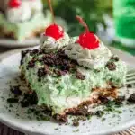 Delicious Shamrock Lasagna with green layers for St. Patrick's Day