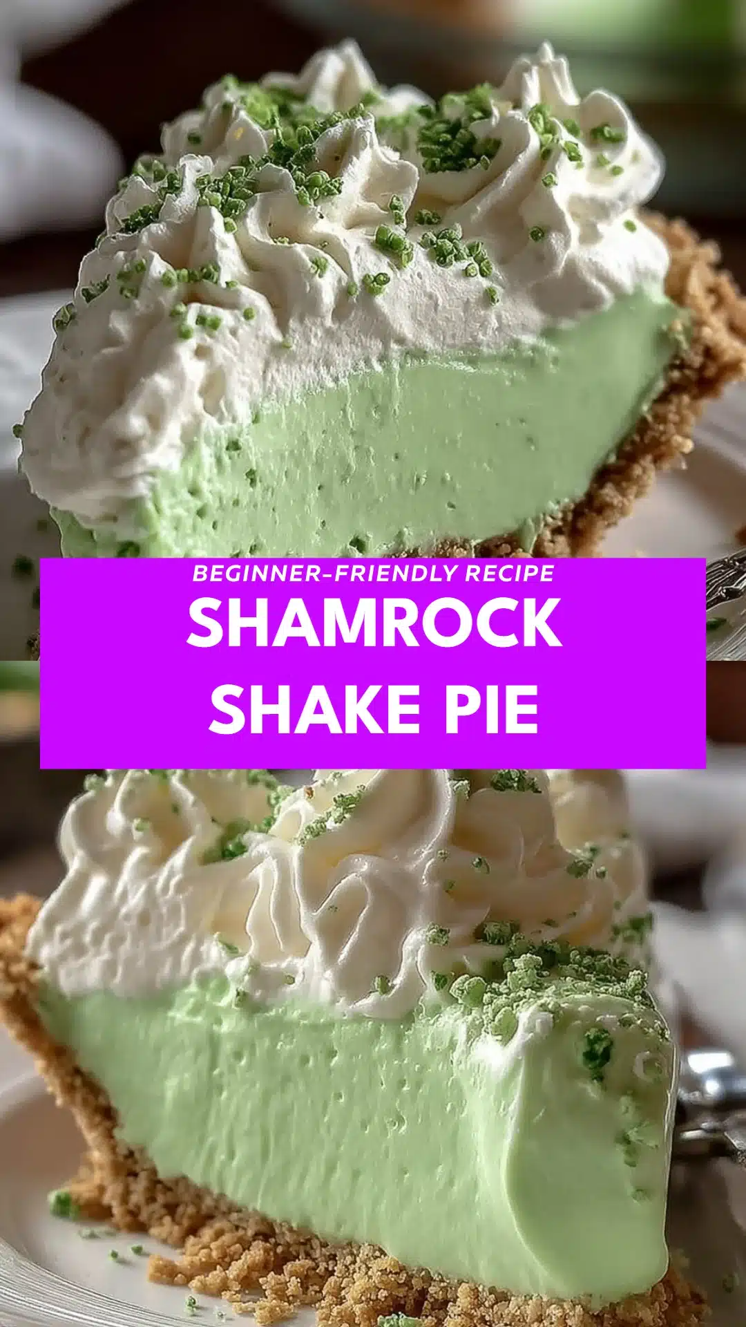Shamrock Shake Pie
