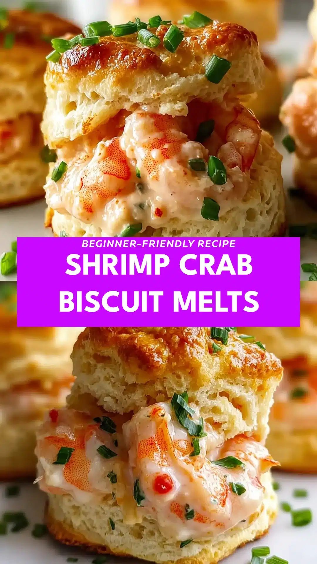 Shrimp Crab Biscuit Melts