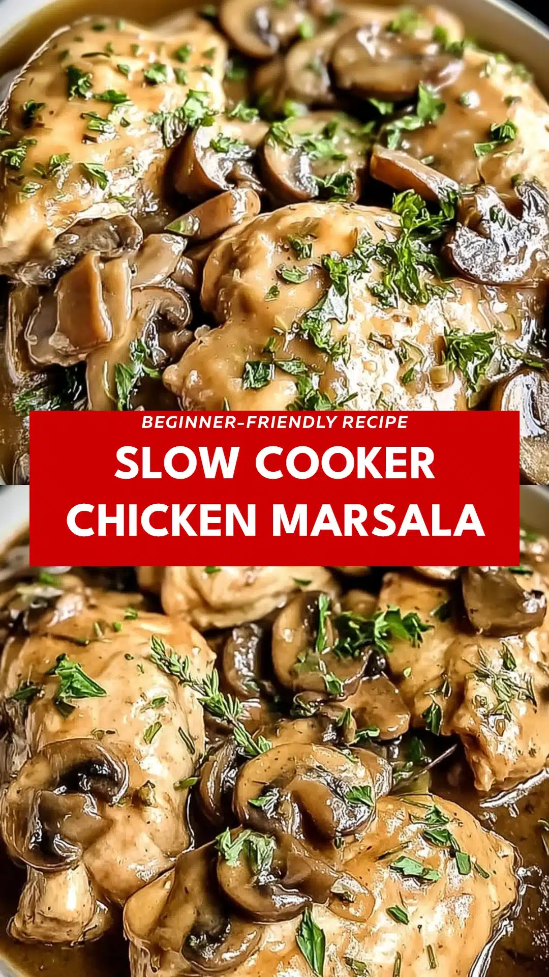 Slow Cooker Chicken Marsala
