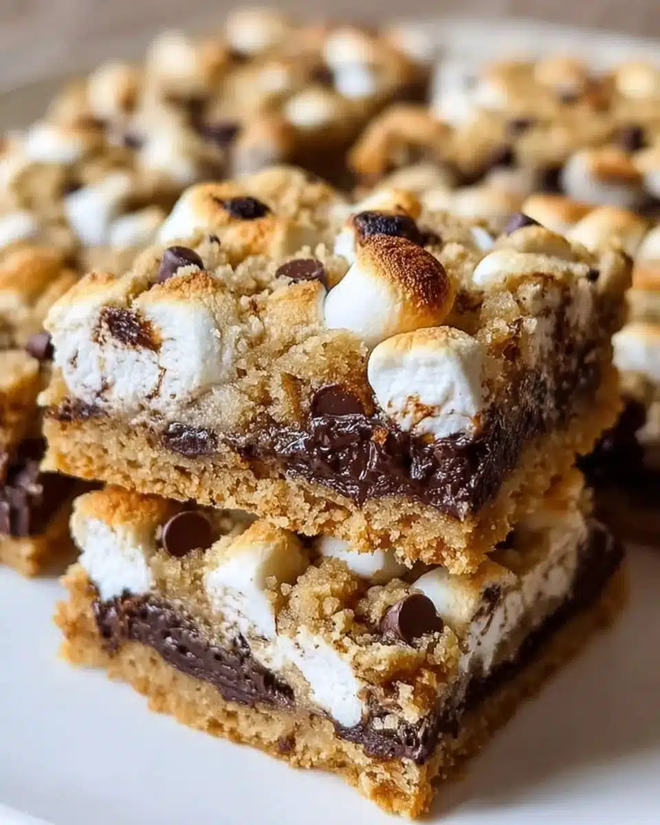 S'mores Cookie Dough Bars