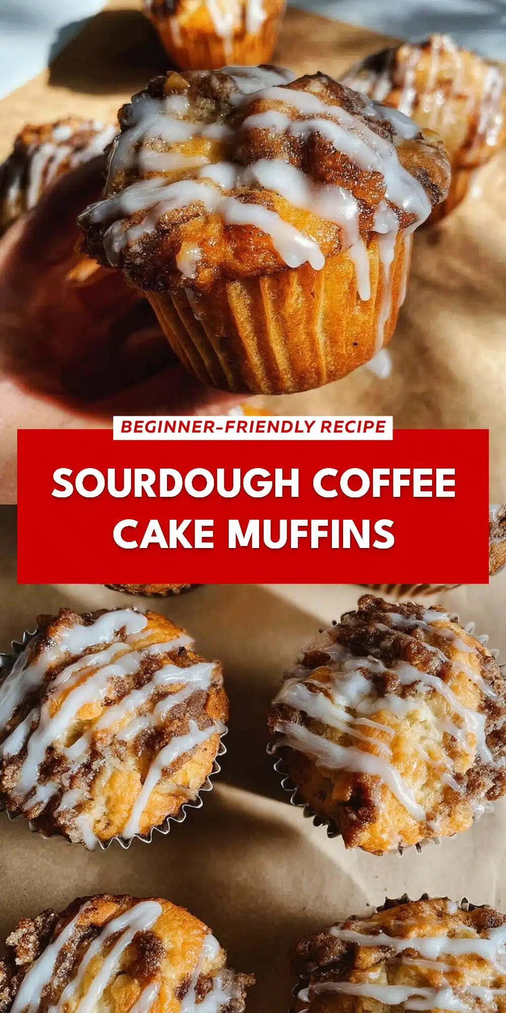 Sourdough Coffee Cake Muffins