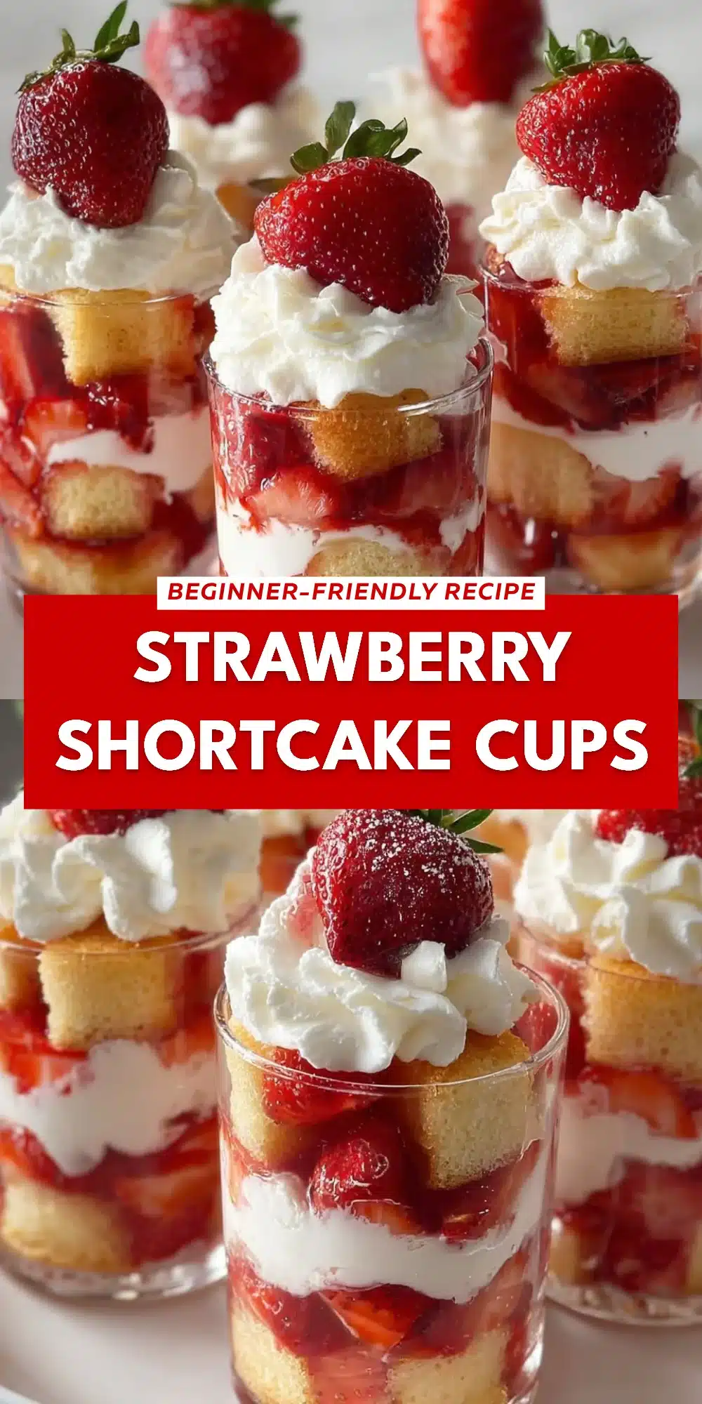 Strawberry Shortcake Cups