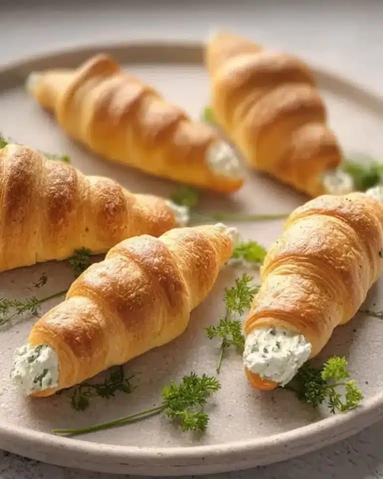 Stuffed crescent roll carrots filled with flavorful ingredients for a tasty treat