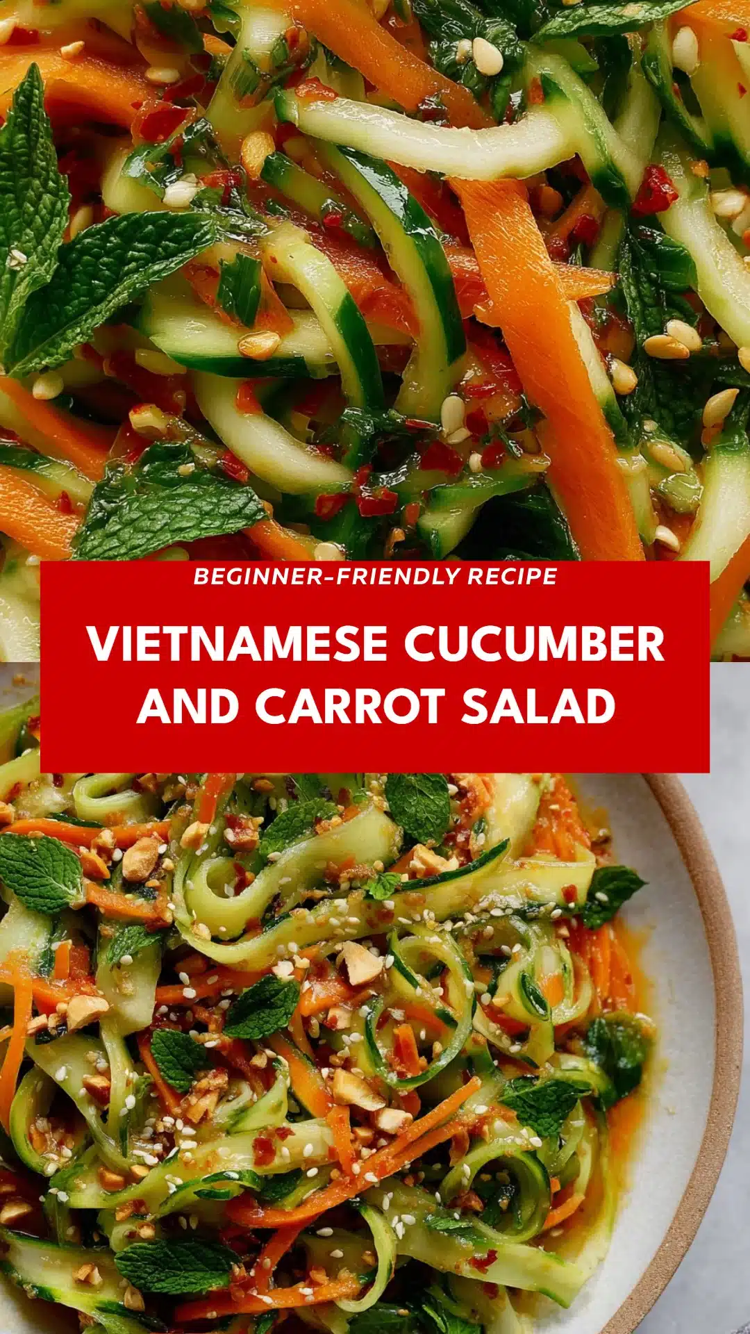 Vietnamese Cucumber and Carrot Salad