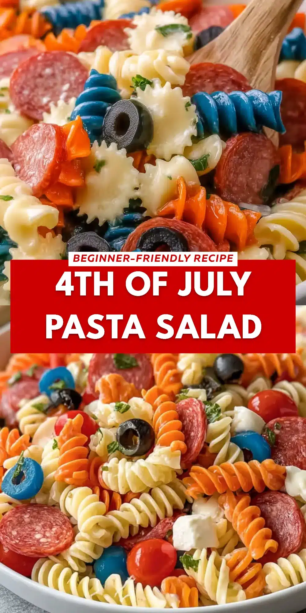 4th of July Pasta Salad