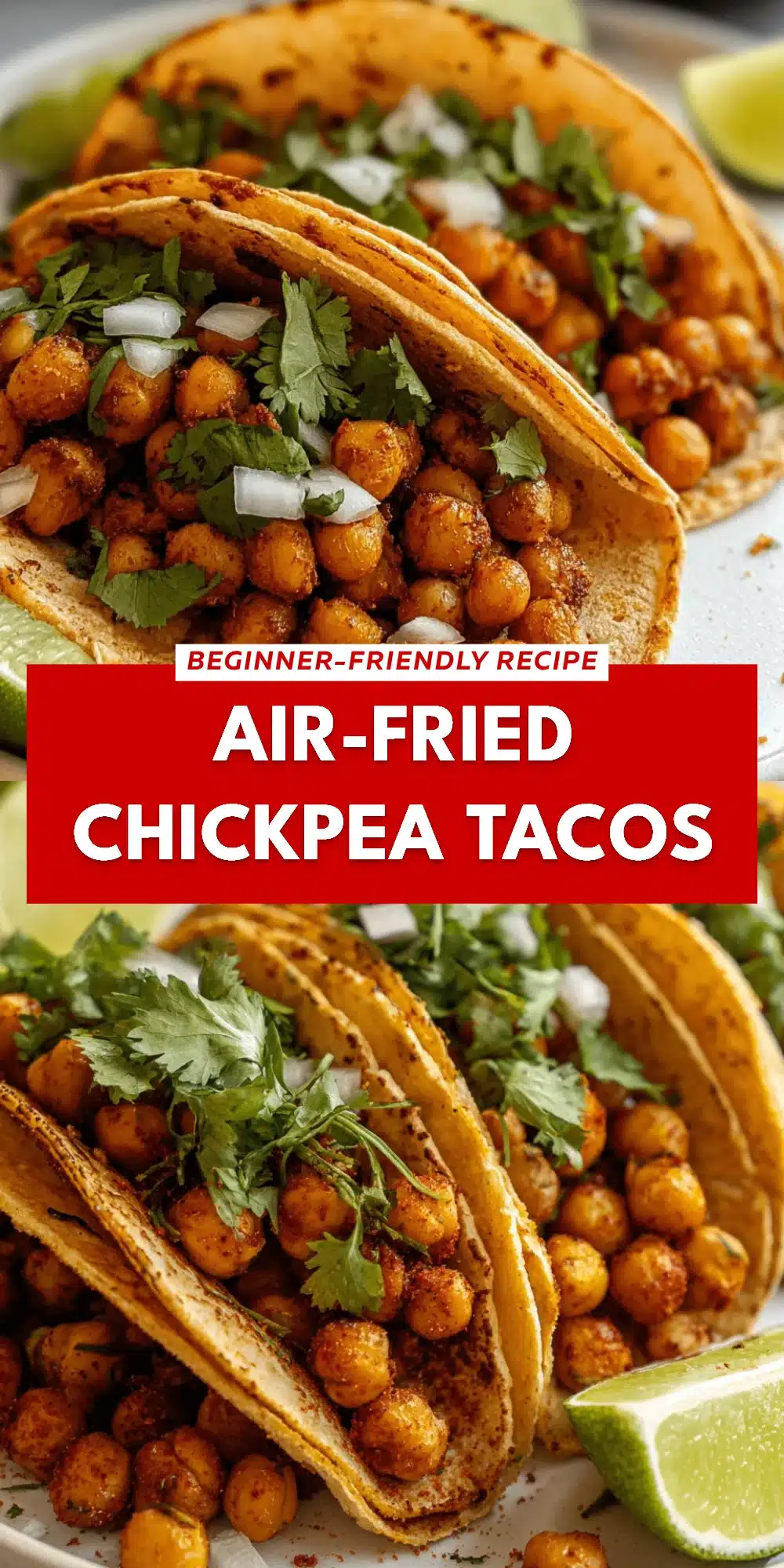 Air-Fried Chickpea Tacos