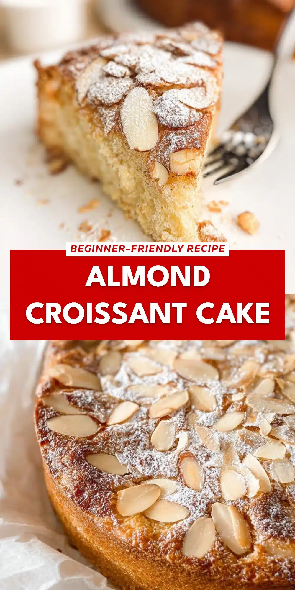 Almond Croissant Cake