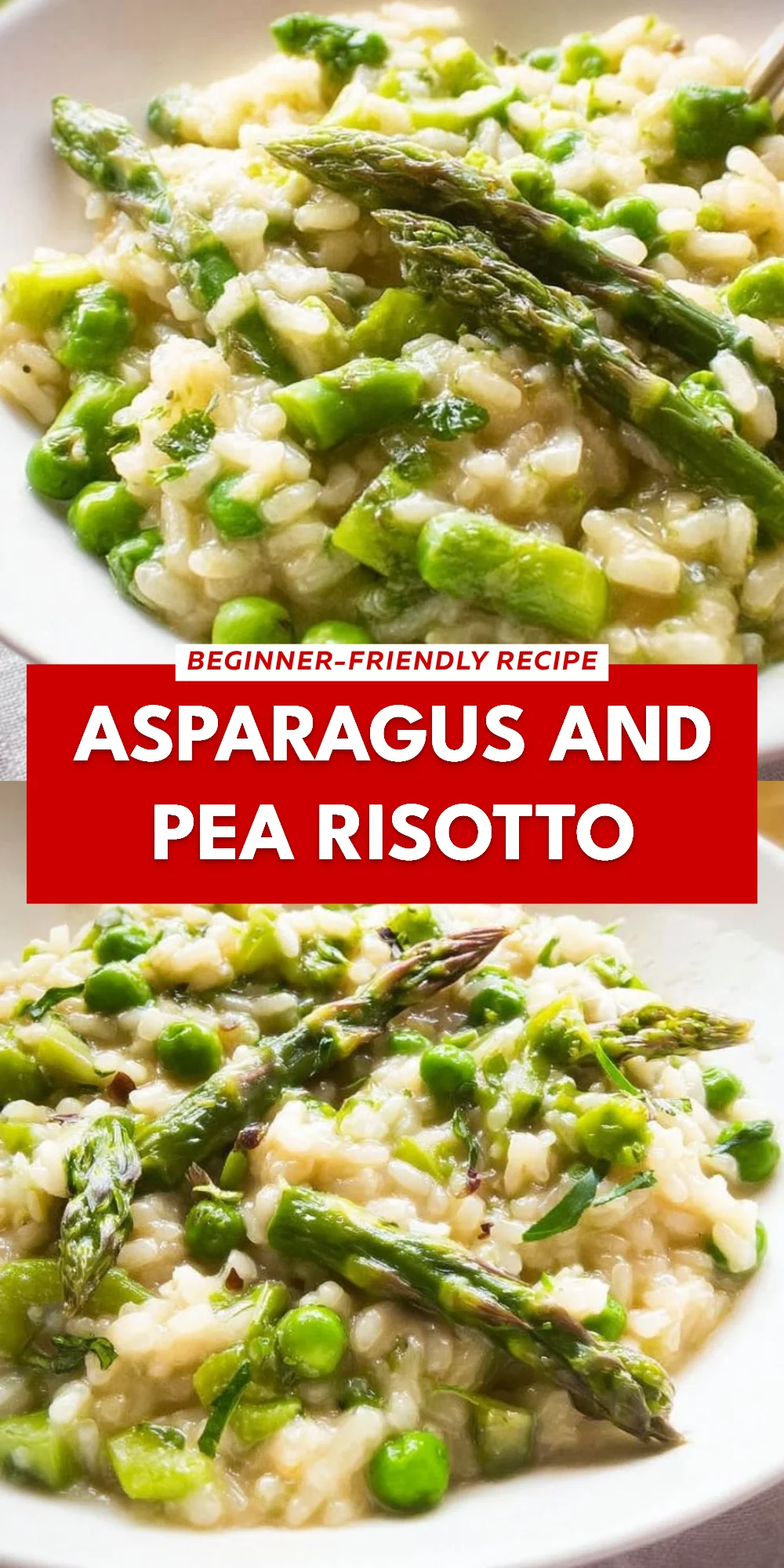 Asparagus and Pea Risotto