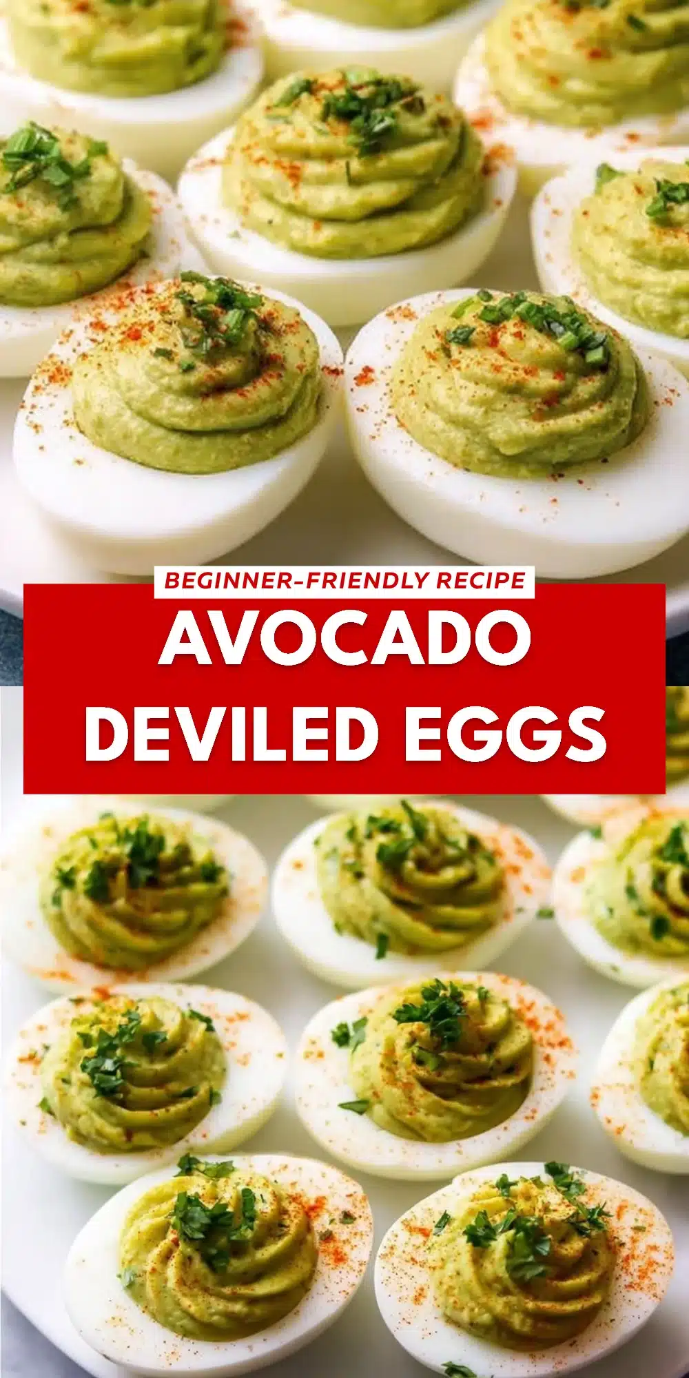Avocado Deviled Eggs