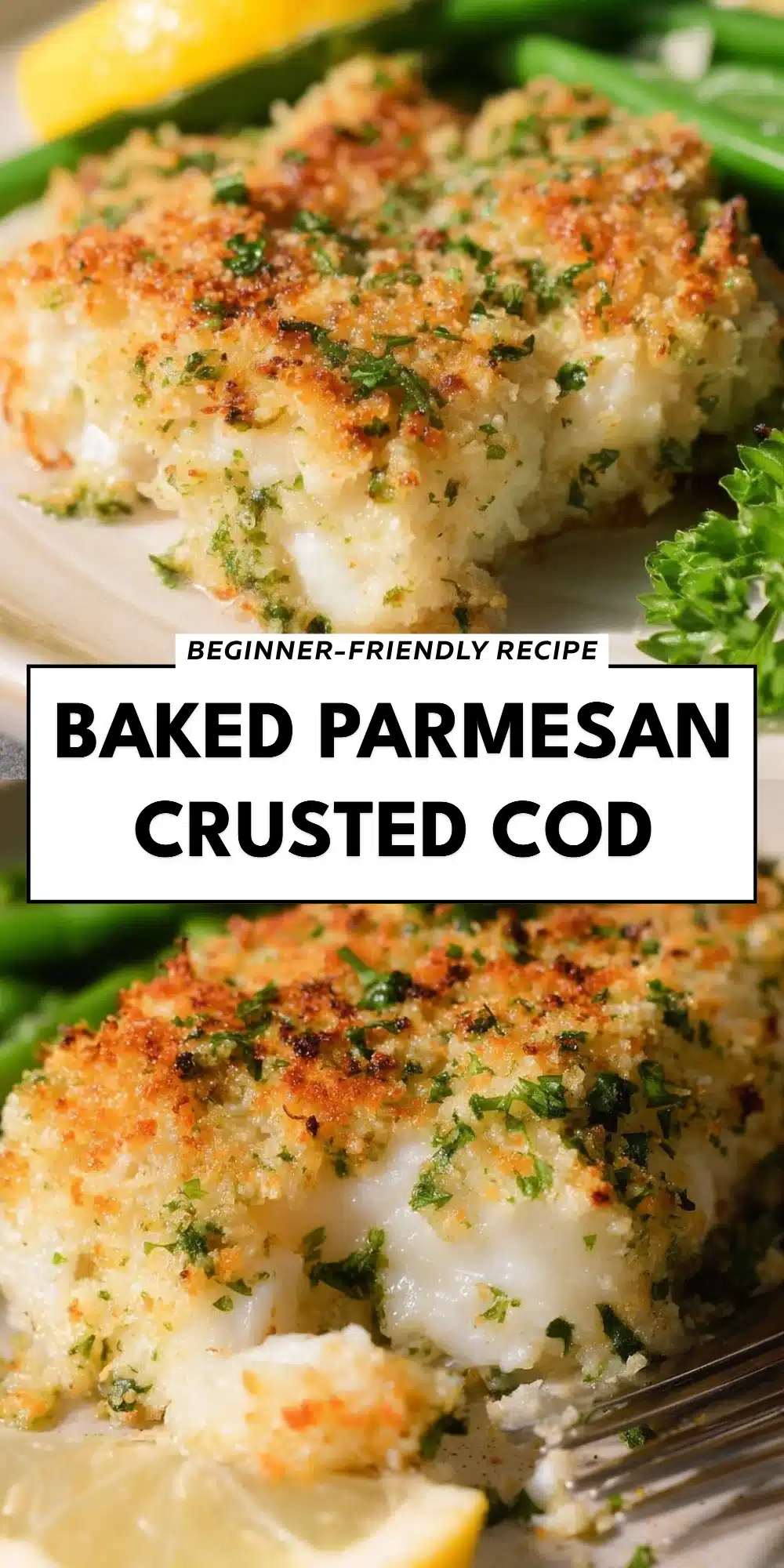 Baked Parmesan Crusted Cod