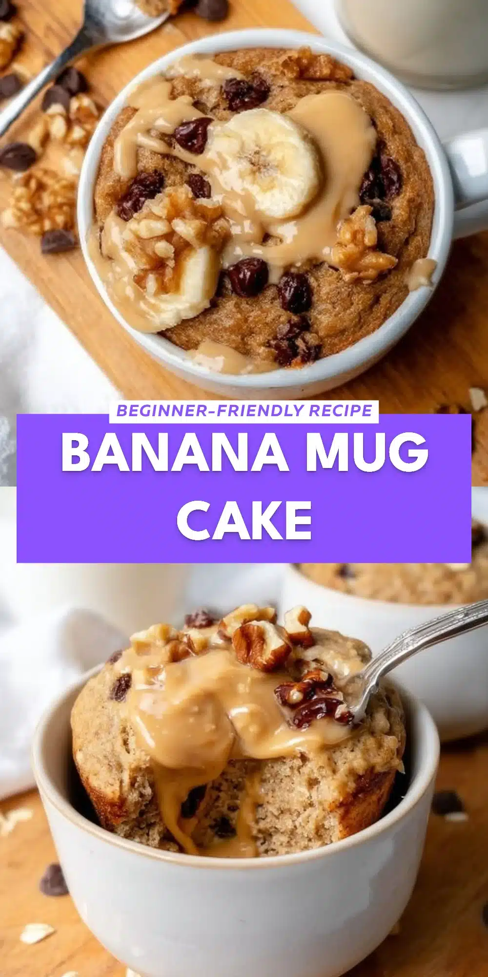 Vegan Banana Mug Cake