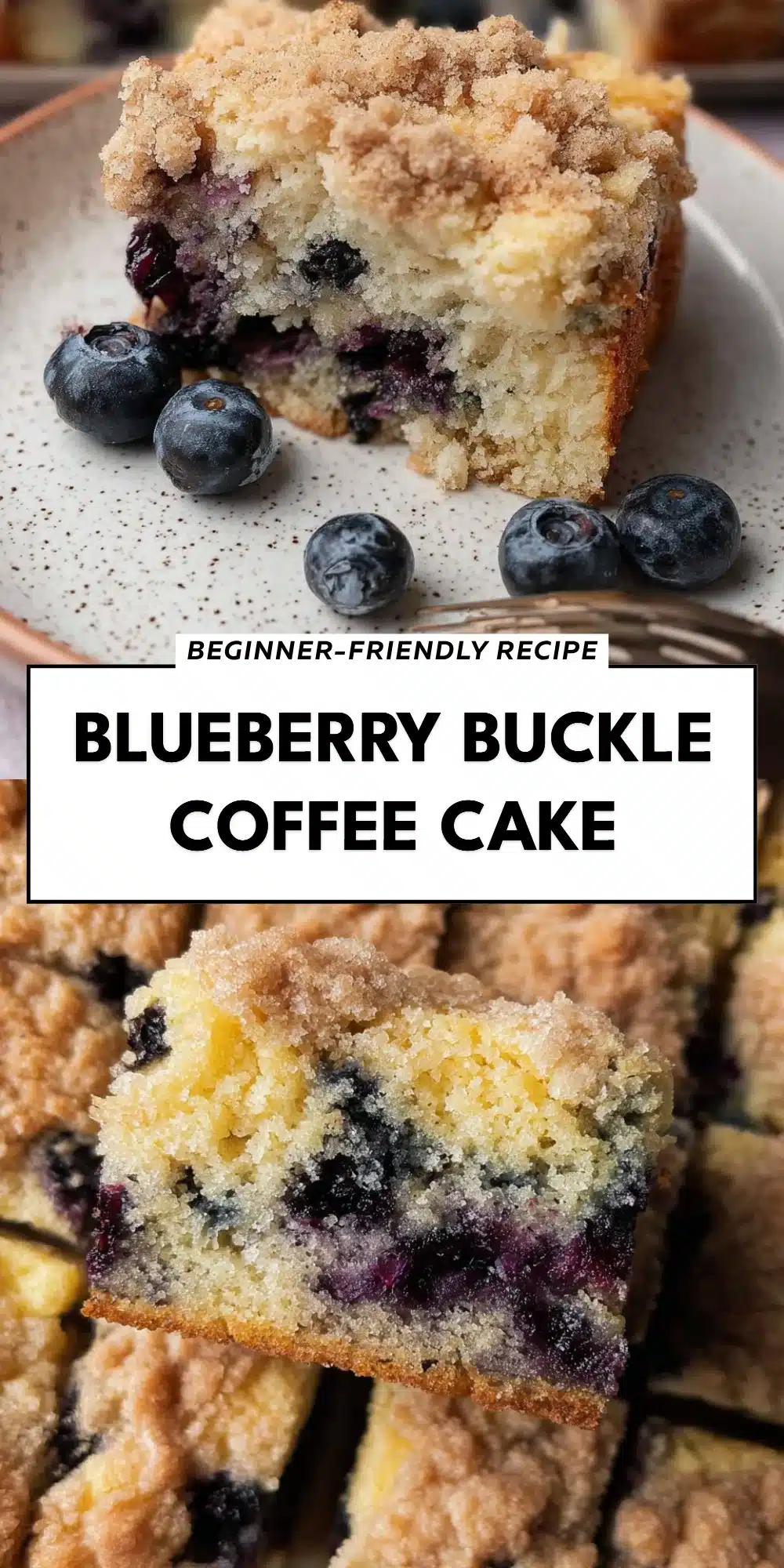 Blueberry Buckle Coffee Cake