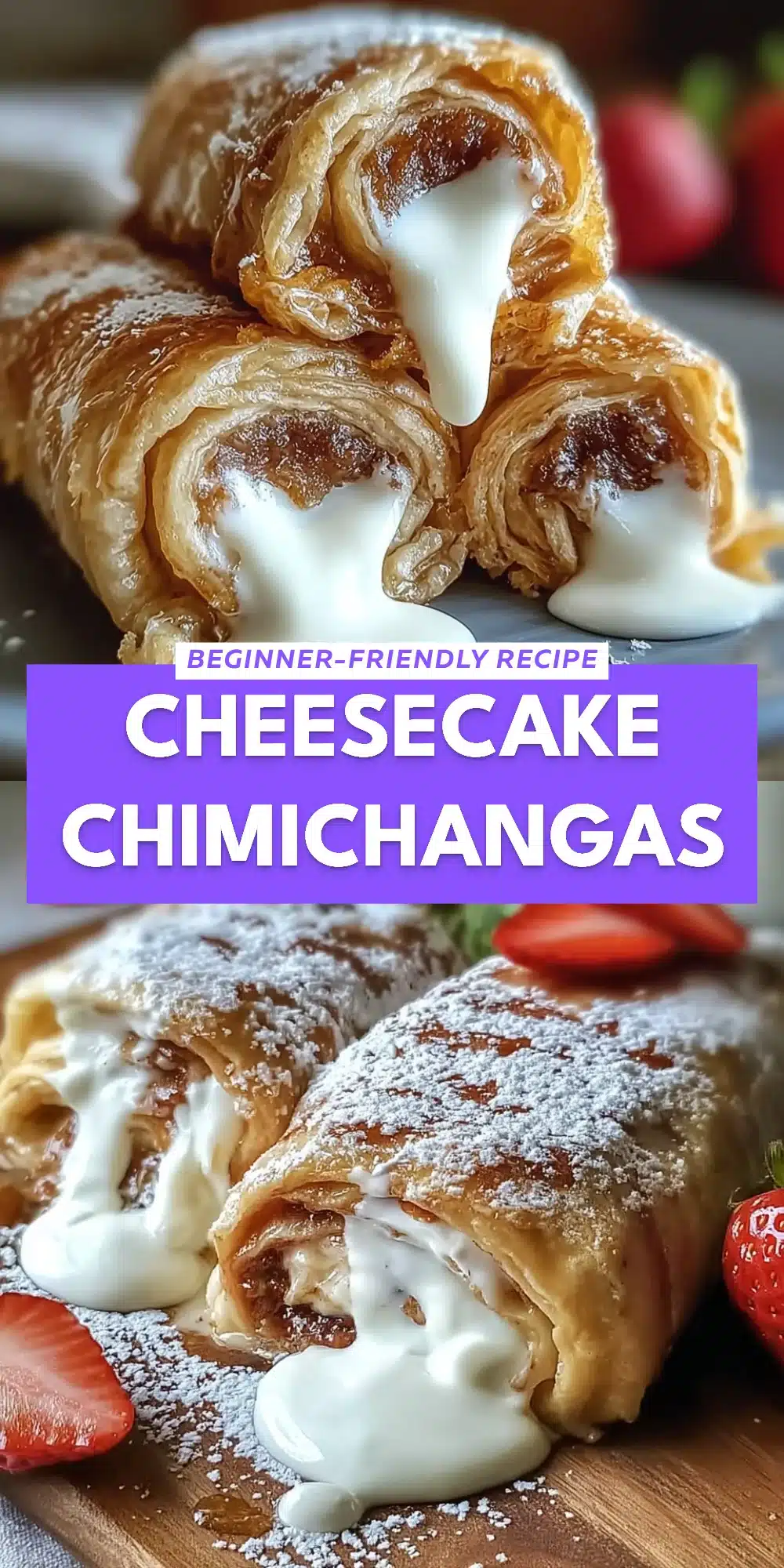 Cheesecake Chimichangas