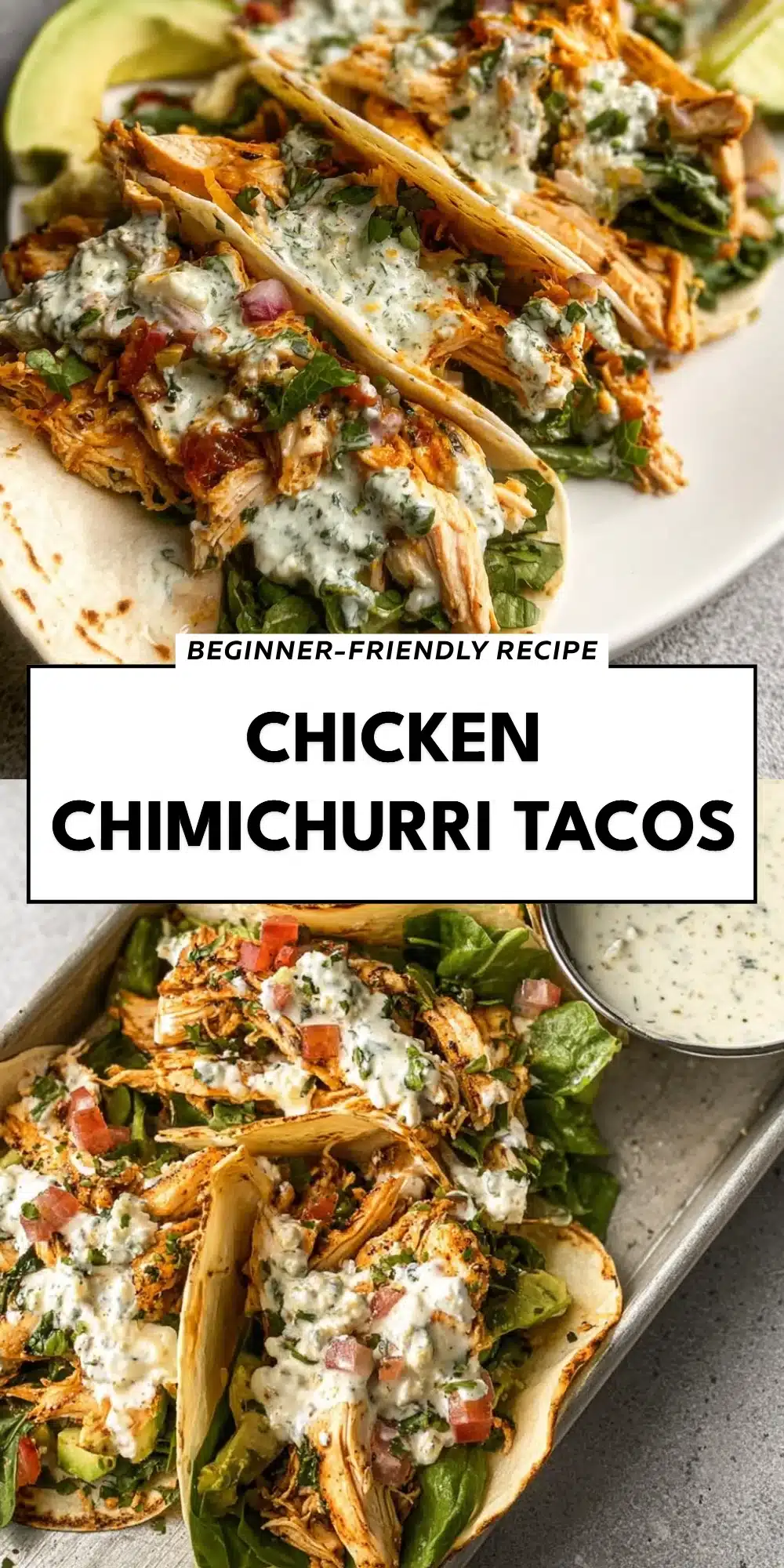 Chicken Chimichurri Tacos