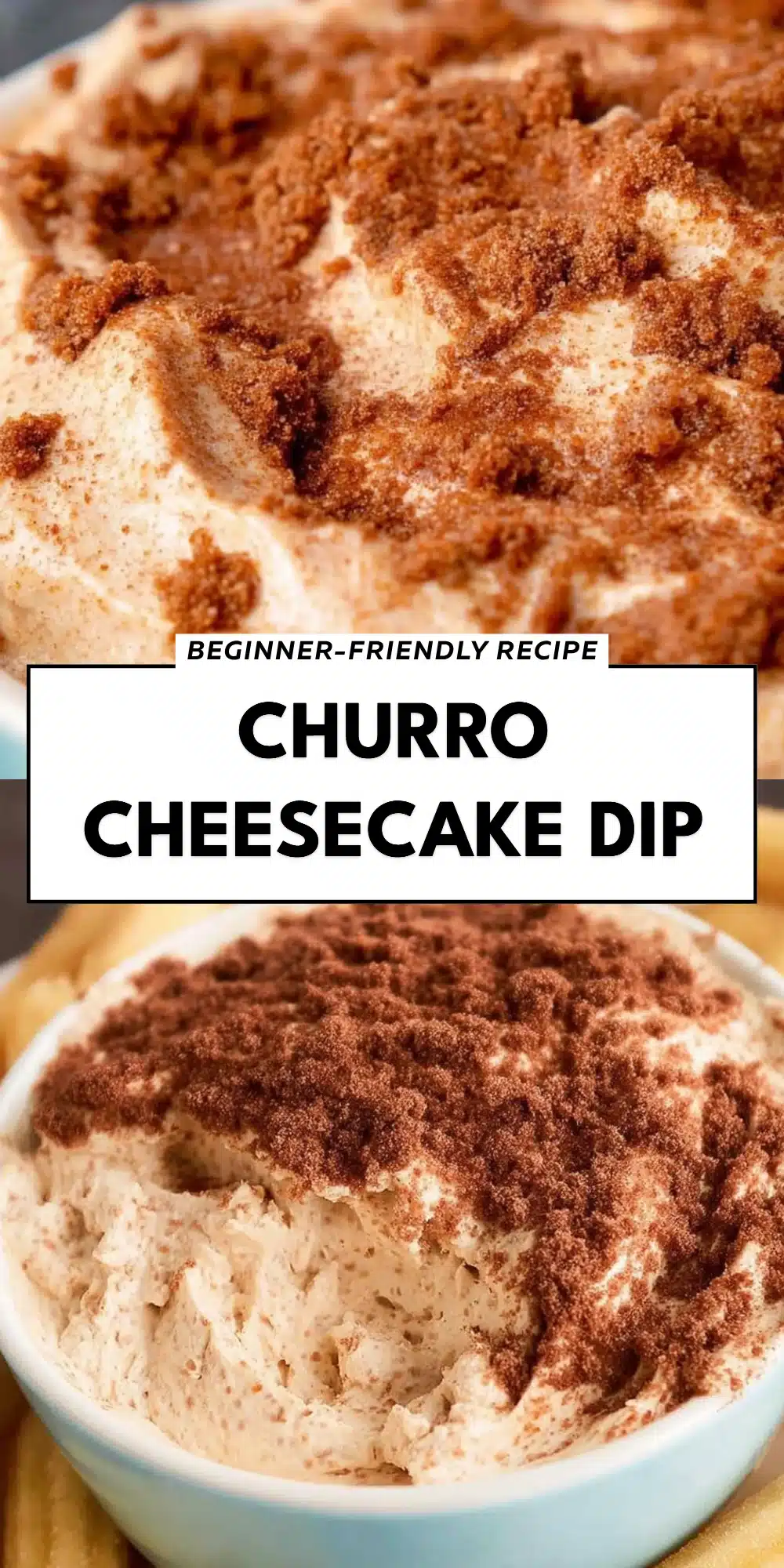 Churro Cheesecake Dip