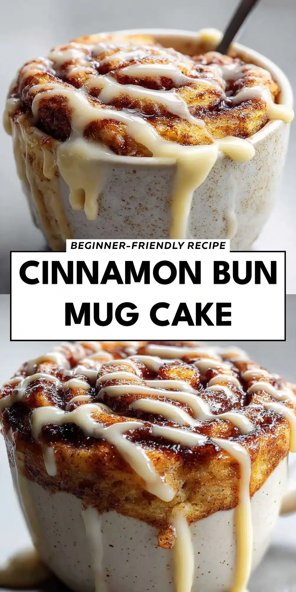 Cinnamon Bun Mug Cake