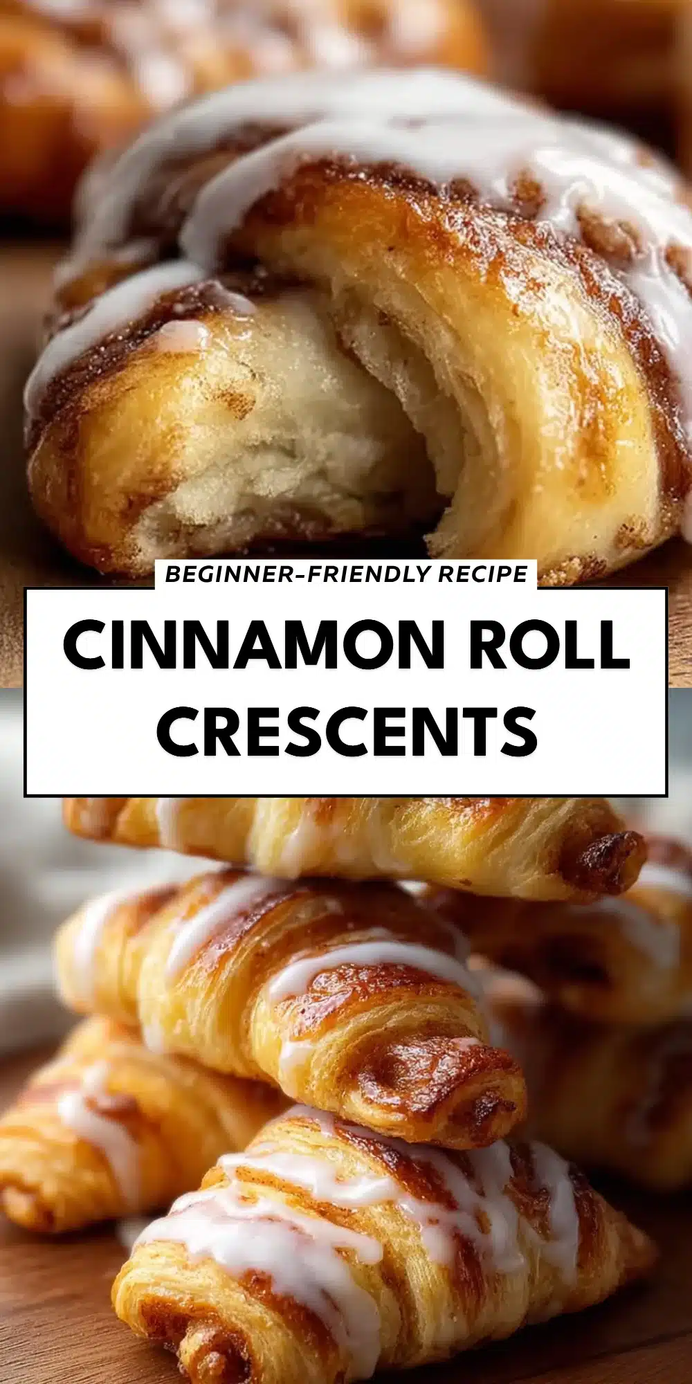 Cinnamon Roll Crescents