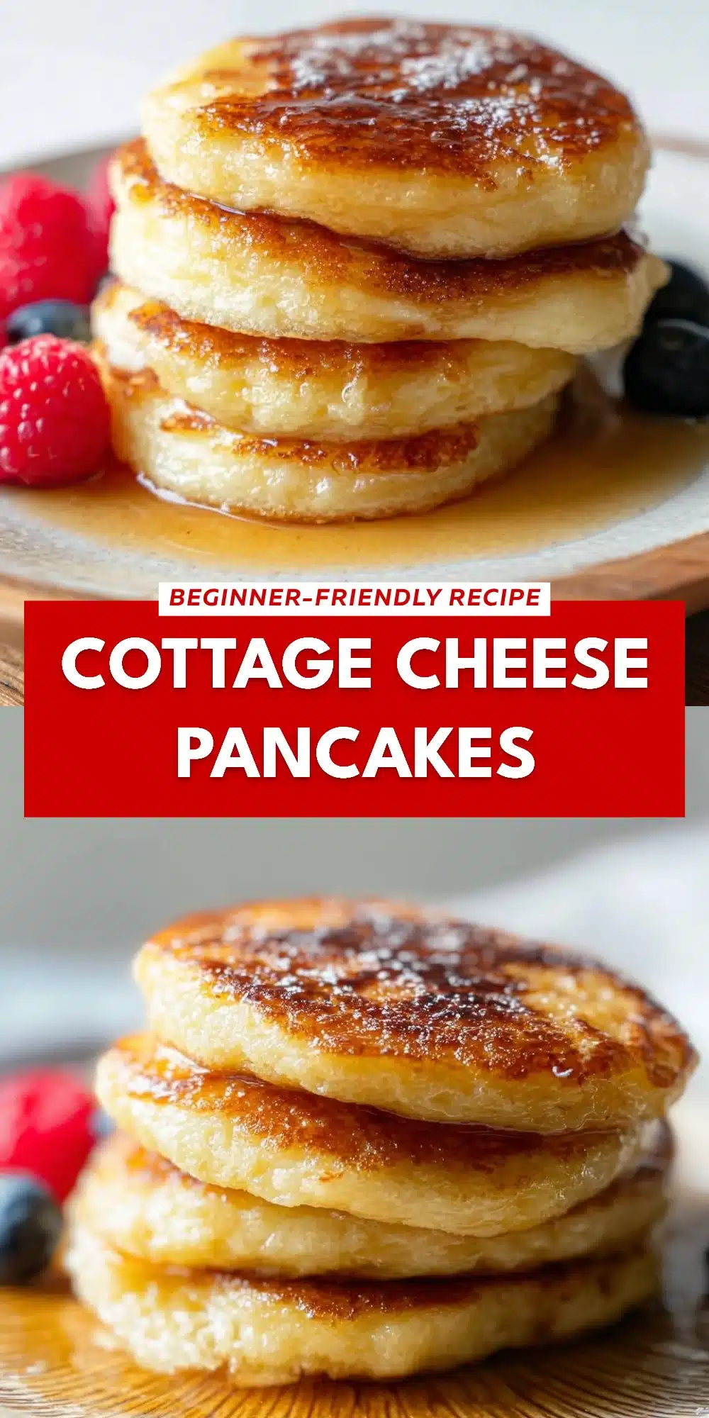 Cottage Cheese Pancakes
