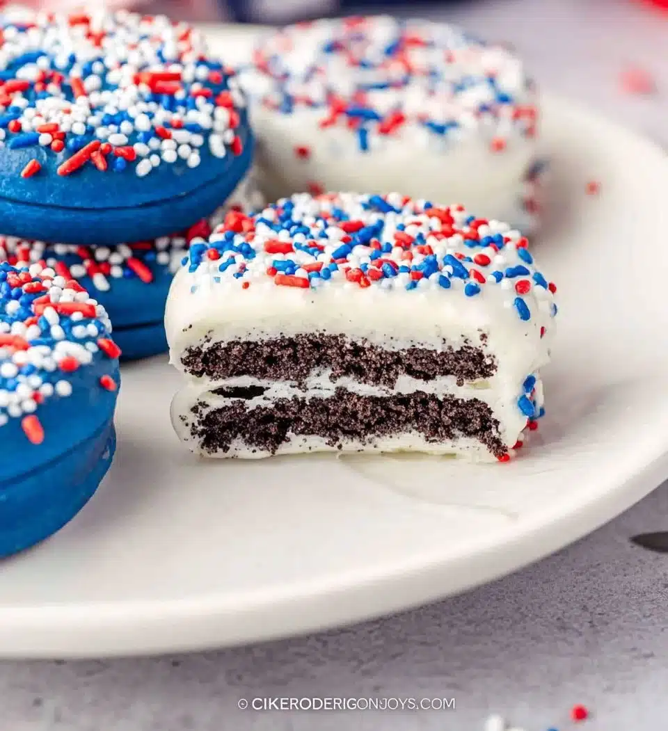 Delicious Covered Oreo cookies with creamy chocolate coating