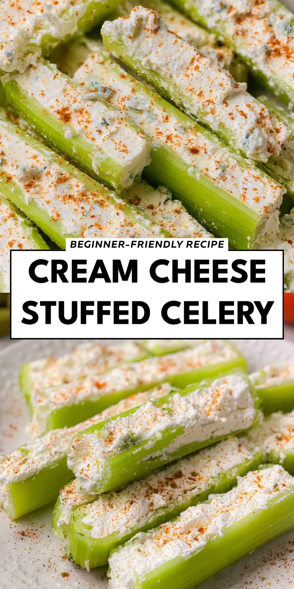 Cream Cheese Stuffed Celery