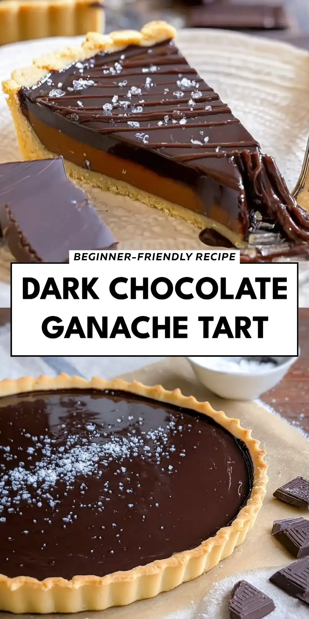 Dark Chocolate Ganache Tart