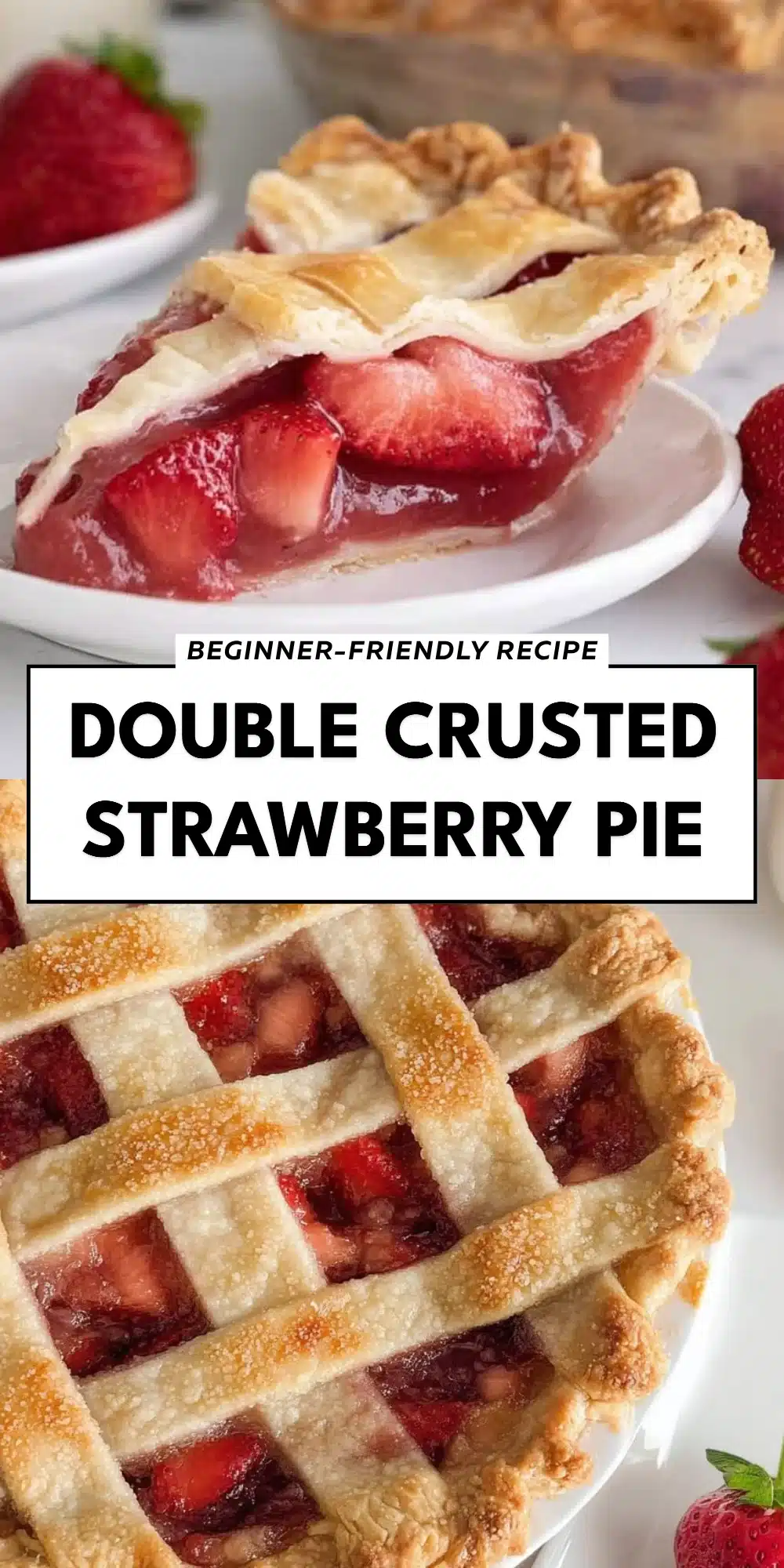 Double Crusted Strawberry Pie
