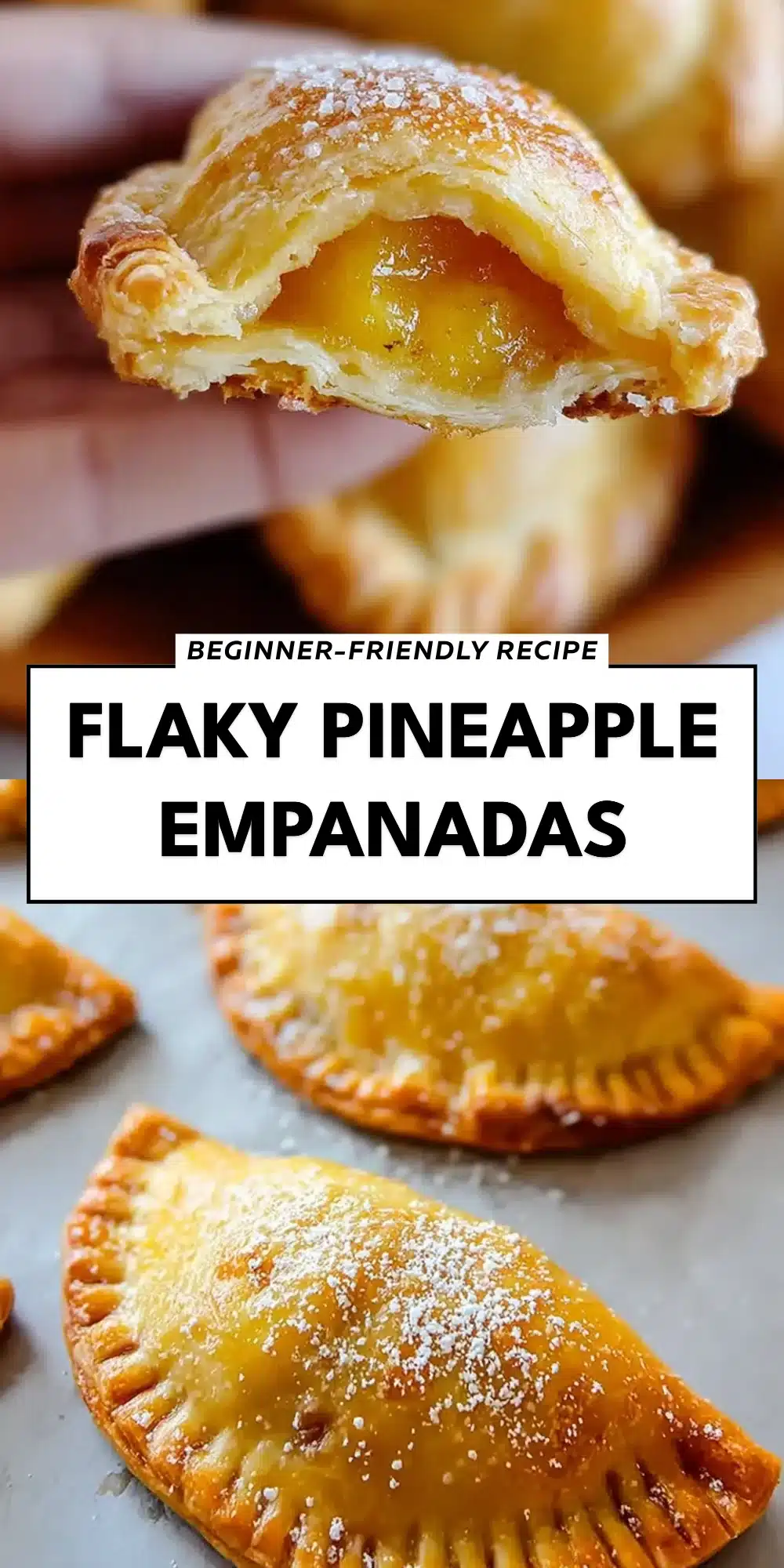 Flaky Pineapple Empanadas
