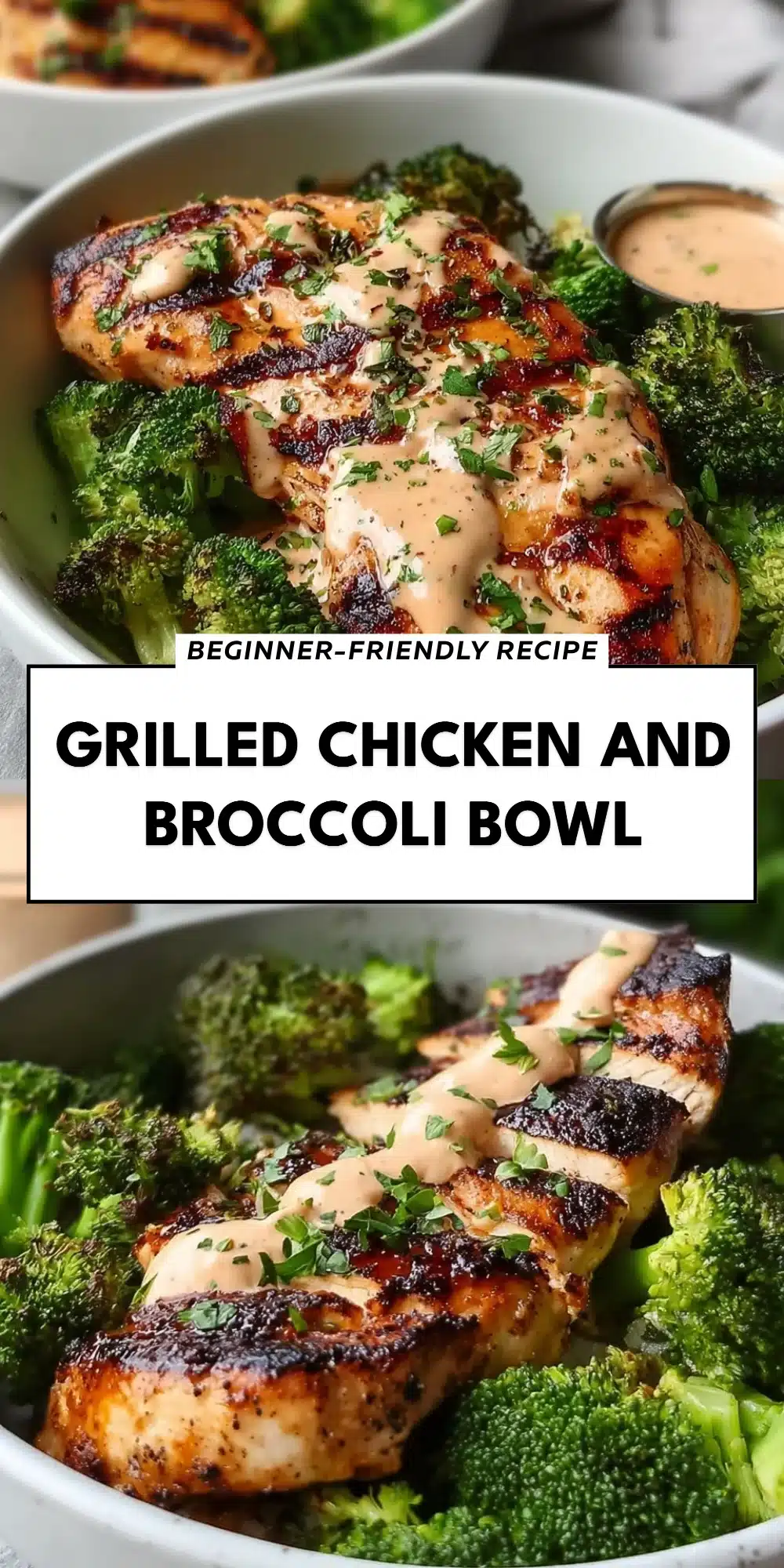 Grilled Chicken and Broccoli Bowl