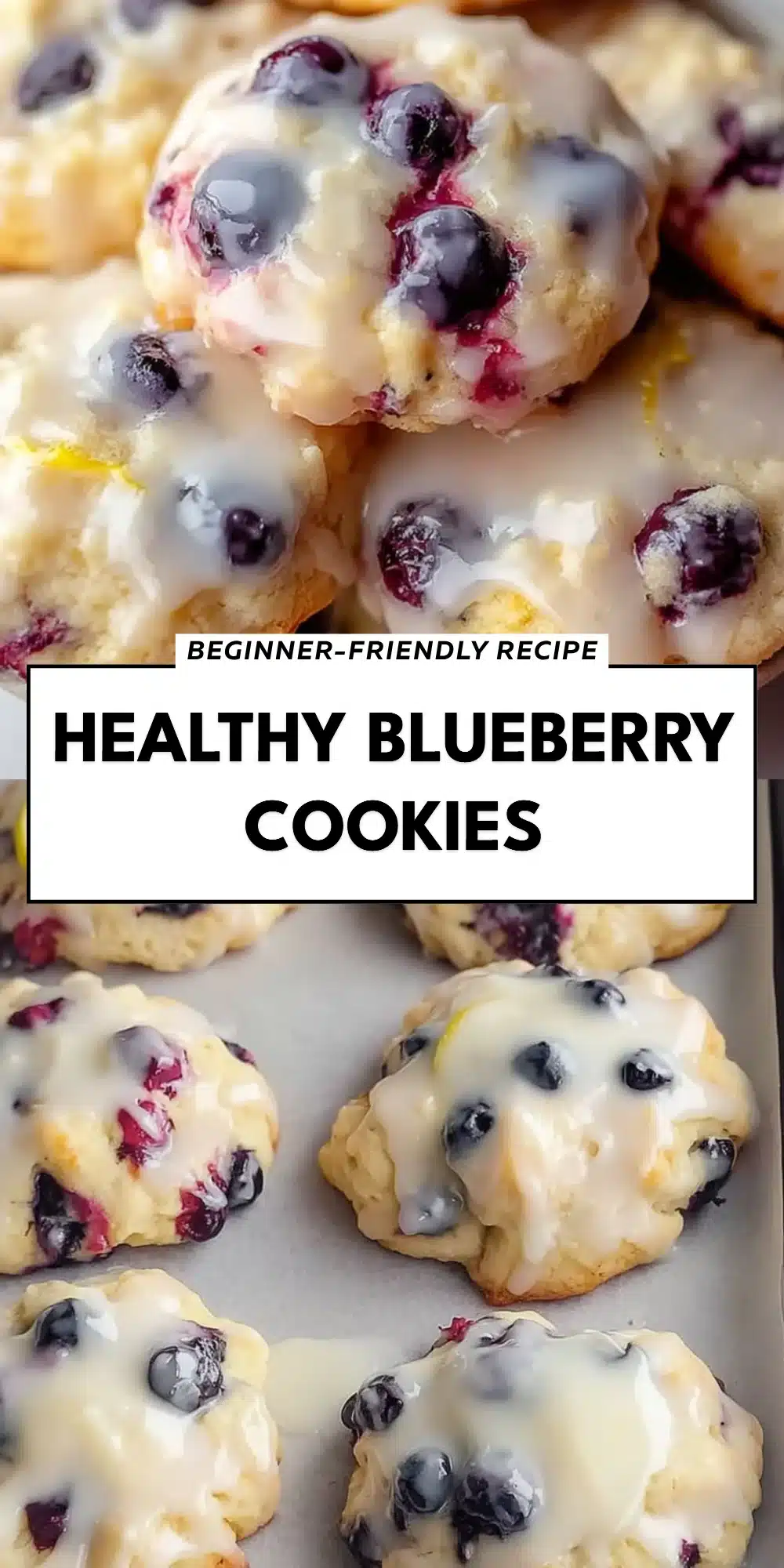 Healthy Blueberry Cookies