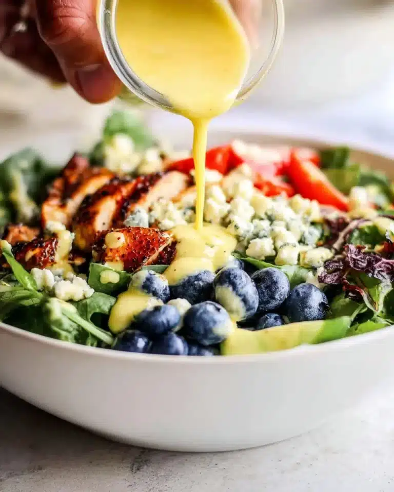 Honey Mustard Chicken Salad with fresh ingredients and a creamy dressing