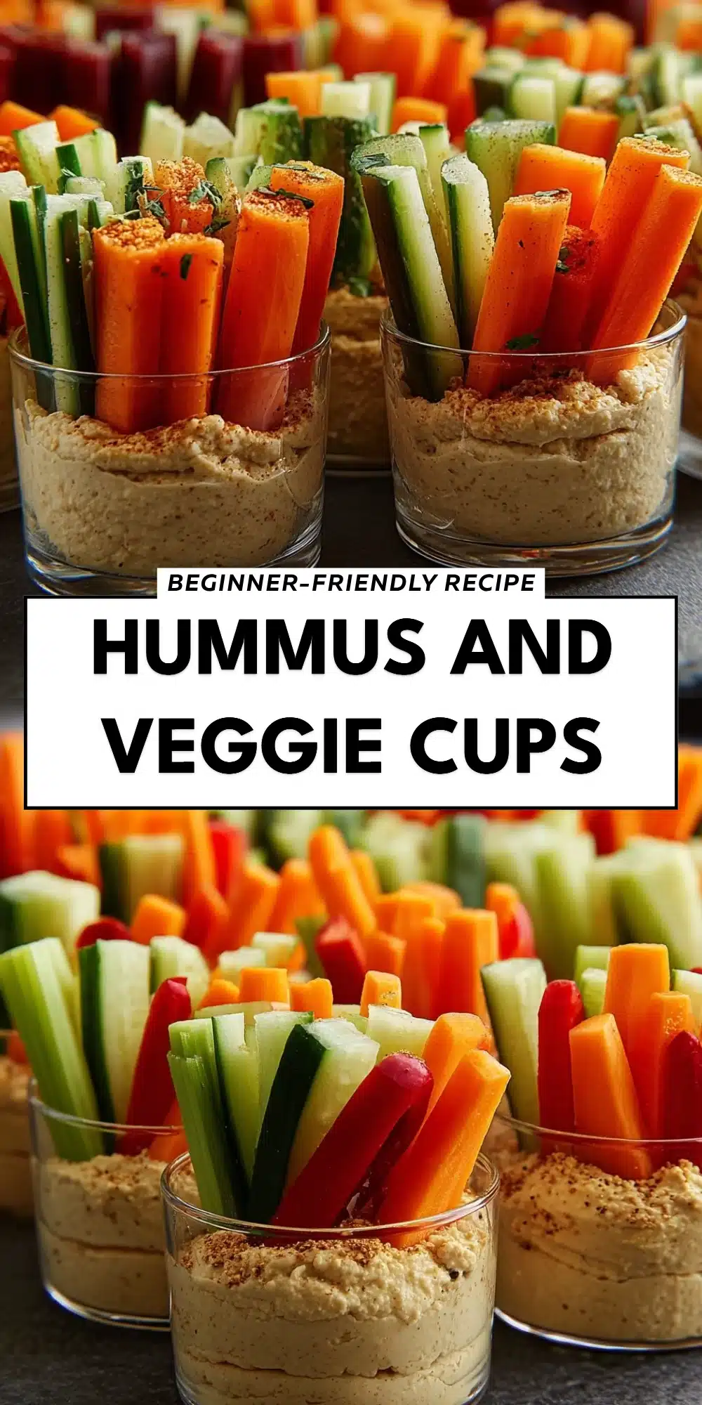 Hummus and Veggie Cups