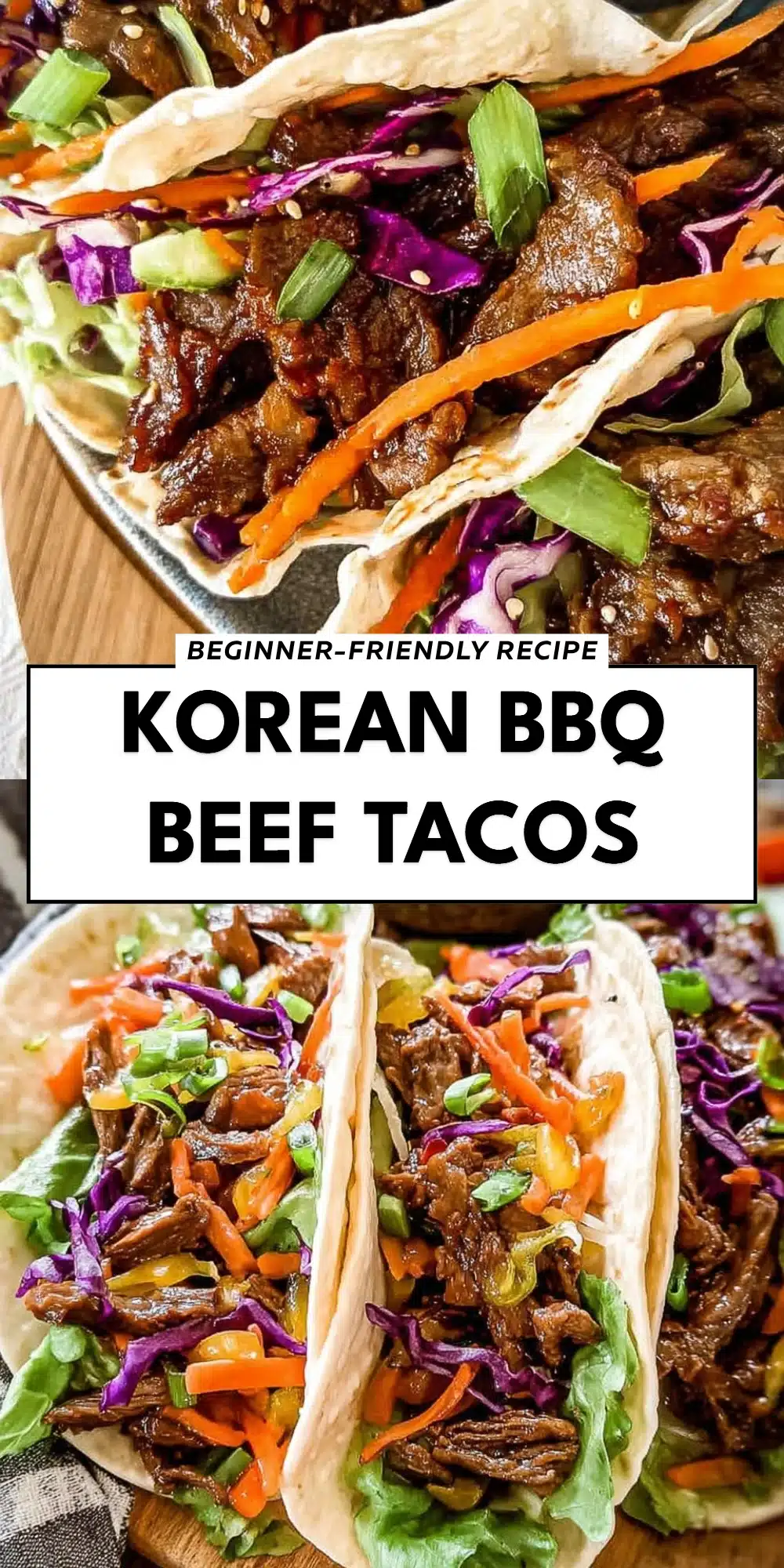 Korean BBQ Beef Tacos