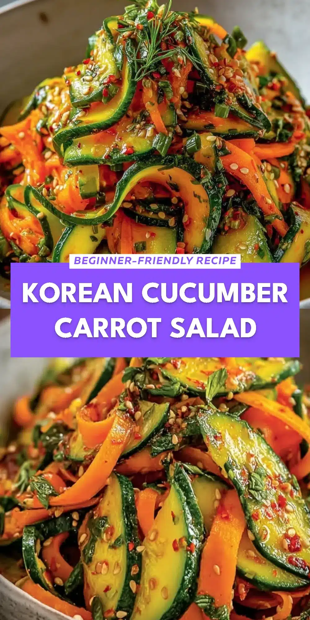 Korean Cucumber Carrot Salad