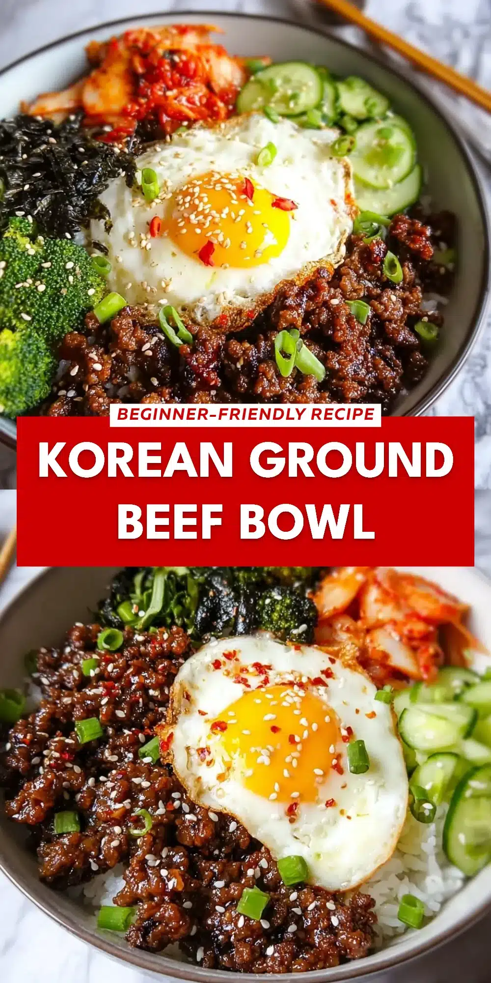 Korean Ground Beef Bowl