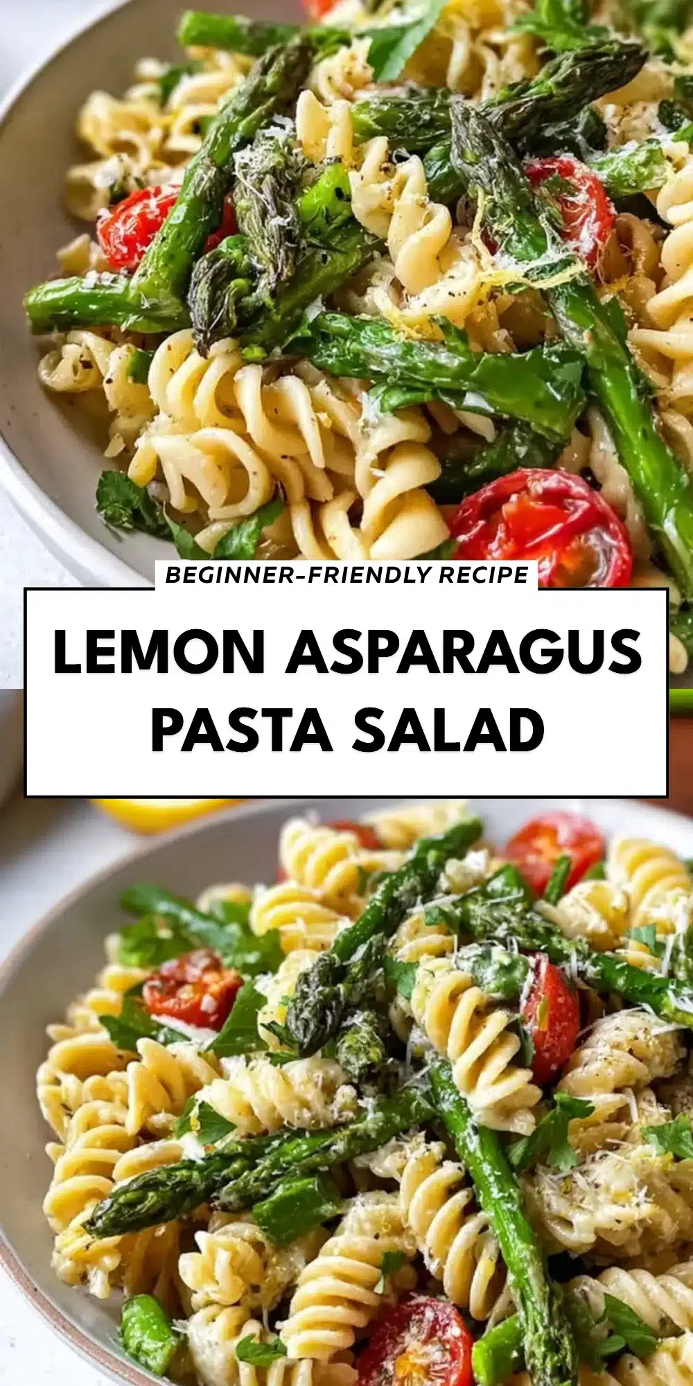 Lemon Asparagus Pasta Salad