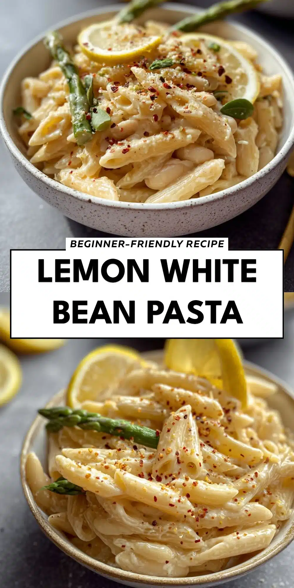 Lemon White Bean Pasta
