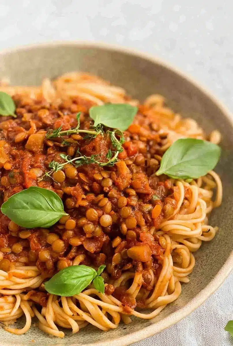 Lentil Bolognese