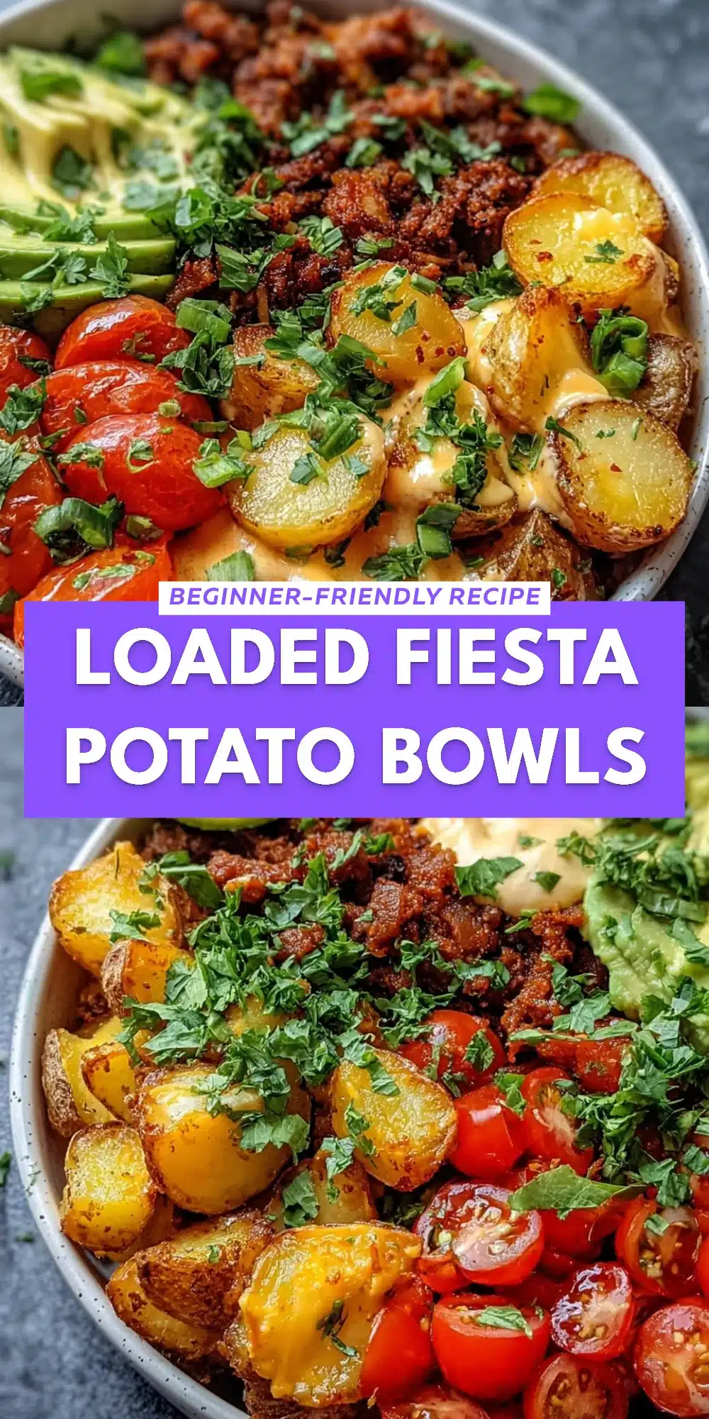 Loaded Fiesta Potato Bowls