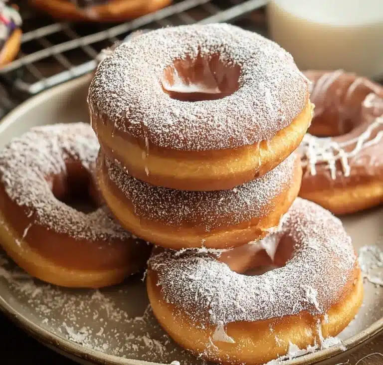 Delicious homemade Mexican donuts dusted with cinnamon sugar.
