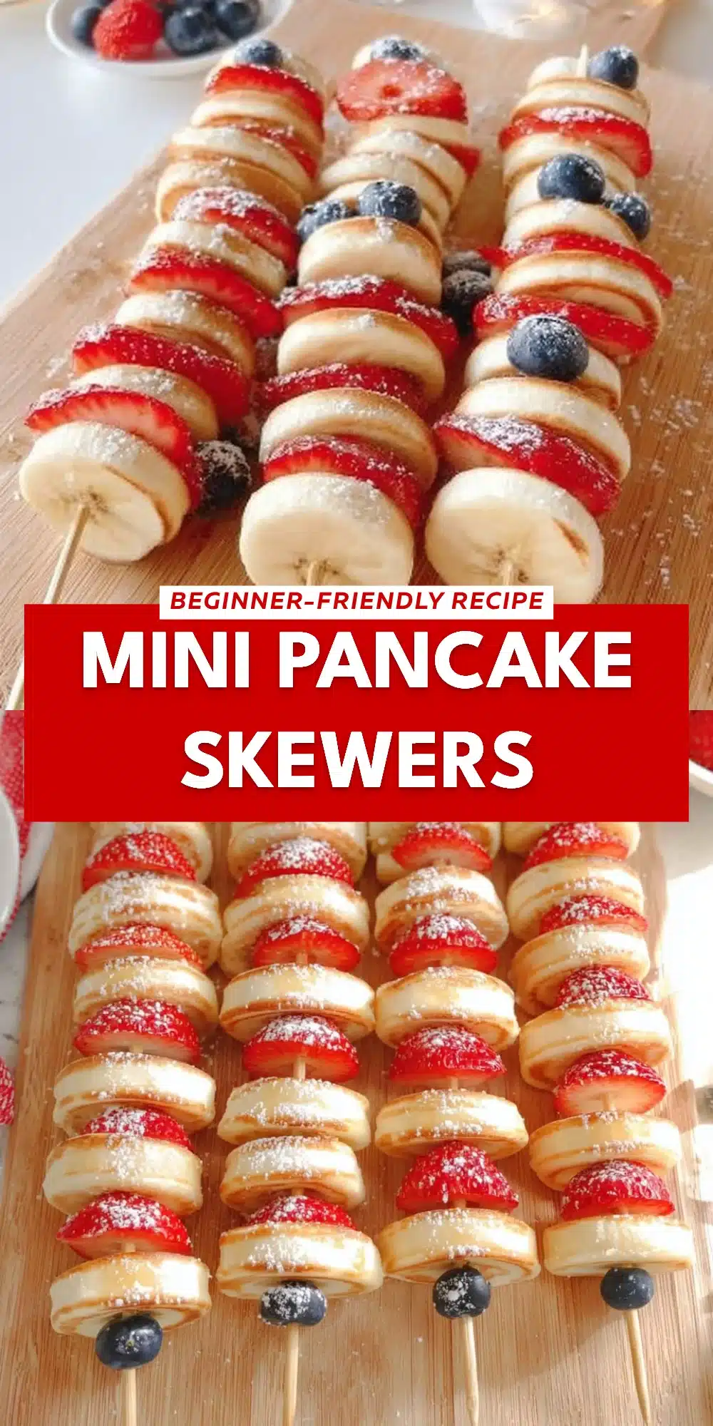 Mini Pancake Skewers