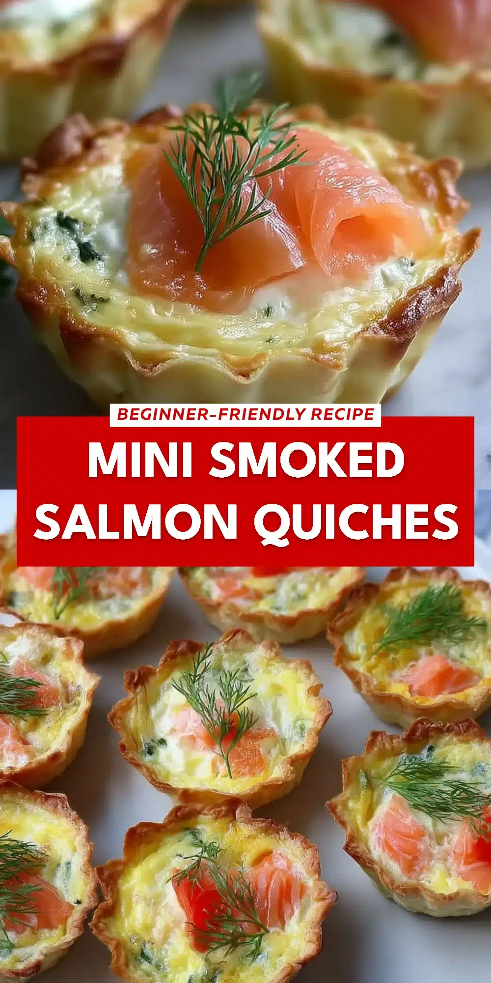 Mini Smoked Salmon Quiches