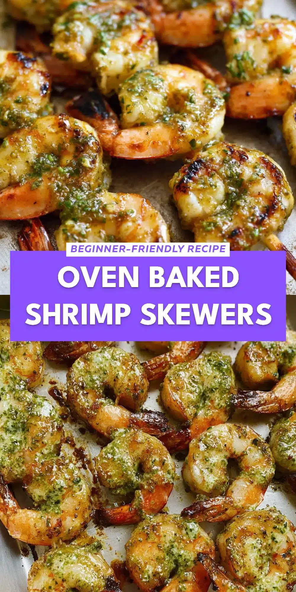 Oven Baked Shrimp Skewers