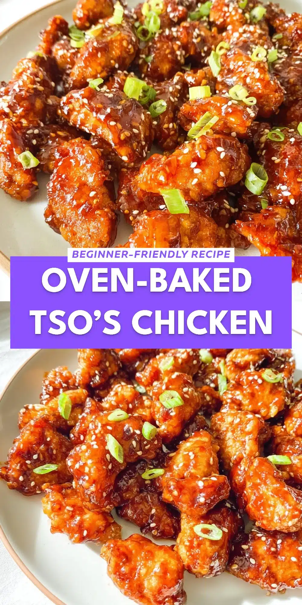 Oven-Baked  Tso’s Chicken