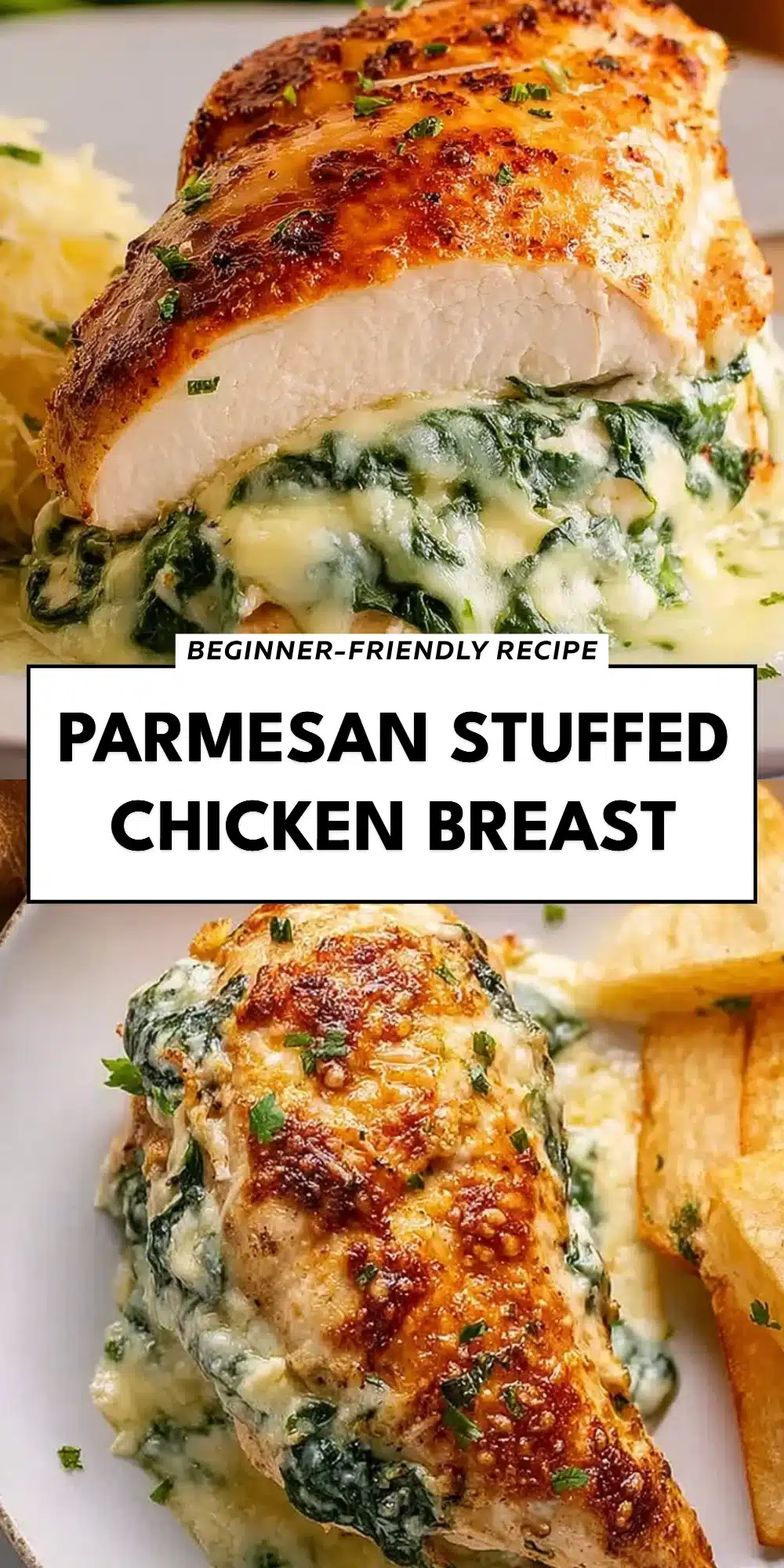 Parmesan Stuffed Chicken Breast